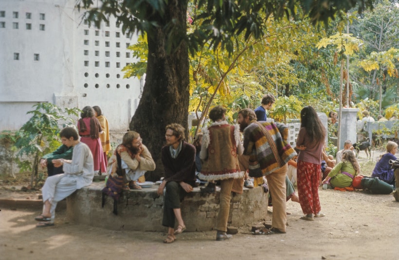 Western Vipassana students in Bodhgaya